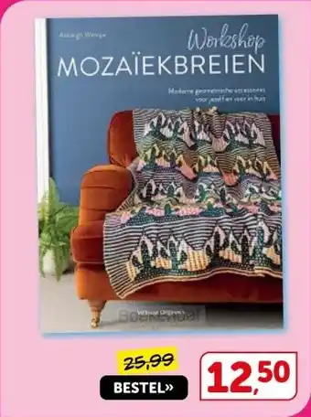 Boekenvoordeel Workshop MOZAÏEKBREIEN aanbieding