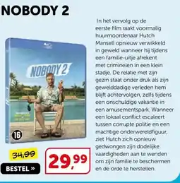 Boekenvoordeel NOBODY 2 aanbieding
