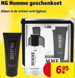 Kruidvat NG Homme geschenkset aanbieding