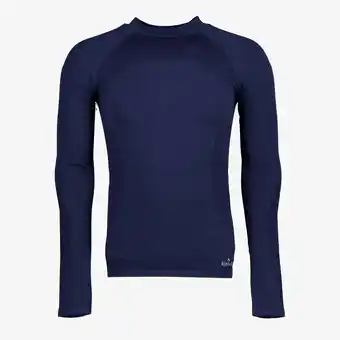 Scapino Kjelvik heren thermoshirt met lange mouwen blauw aanbieding