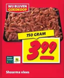 Nettorama Shoarma vlees aanbieding