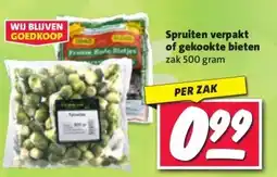 Nettorama Spruiten verpakt of gekookte bieten aanbieding