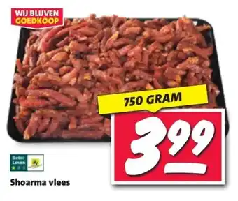 Nettorama Shoarma vlees aanbieding