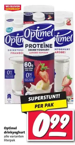 Nettorama Optimel drinkyoghurt aanbieding
