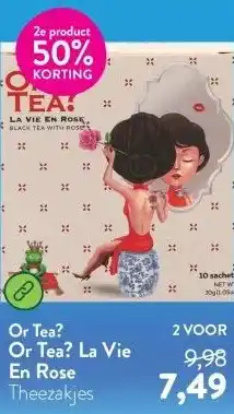 Holland & Barrett Or Tea? La Vie En Rose aanbieding