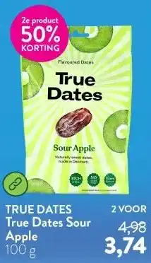Holland & Barrett True Dates Sour Apple aanbieding