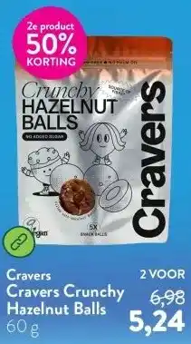 Holland & Barrett Cravers Crunchy Hazelnut Balls aanbieding