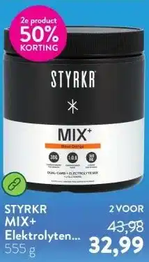 Holland & Barrett MIX+ Elektrolyten en Koolhydraten Blood Orange - 555g aanbieding