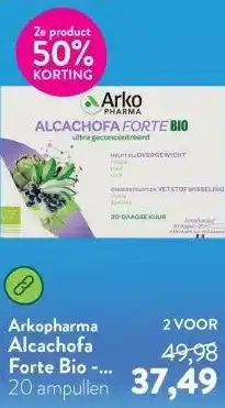 Holland & Barrett Alcachofa Forte Bio - 20 drinkampullen aanbieding
