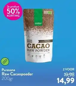Holland & Barrett Raw Cacaopoeder aanbieding