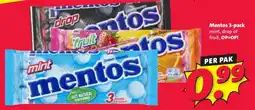 Nettorama Mentos 3-pack aanbieding
