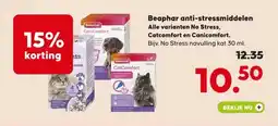Pets Place Beaphar anti-stressmiddelen Alle varianten No Stress, Catcomfort en Canicomfort. aanbieding