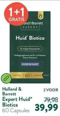 Holland & Barrett Expert Huid* Biotica aanbieding
