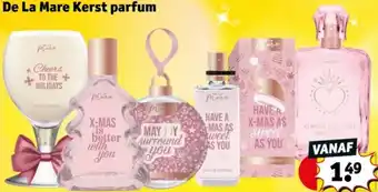 Kruidvat De La Mare Kerst parfum aanbieding
