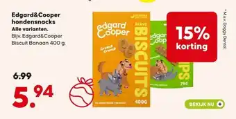 Pets Place Edgard&Cooper hondensnacks Alle varianten. aanbieding