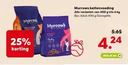 Pets Place Murrows kattenvoeding Alle varianten van 400 g t/m 6 kg. aanbieding