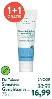Holland & Barrett Sensitive Gezichtsmasker aanbieding