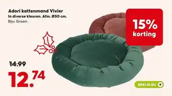Pets Place Adori kattenmand Vivier aanbieding