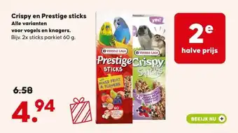 Pets Place Crispy en Prestige sticks aanbieding