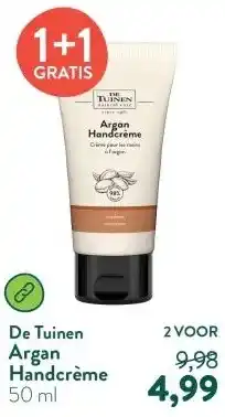 Holland & Barrett Argan Handcrème aanbieding