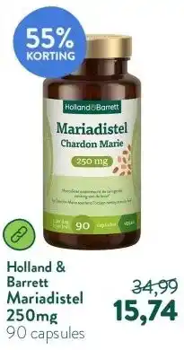 Holland & Barrett Mariadistel 250mg aanbieding