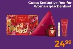 Trekpleister Guess Seductive Red for Women geschenkset aanbieding