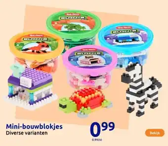 Action Mini-bouwblokjes aanbieding