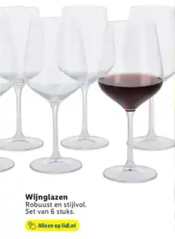 Lidl Wijnglazen aanbieding