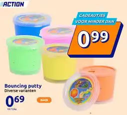 Action Bouncing putty aanbieding