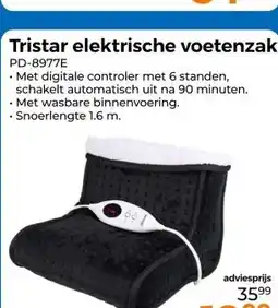 Trekpleister Tristar elektrische voetenzak aanbieding