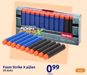Action Foam Strike X pijlen aanbieding