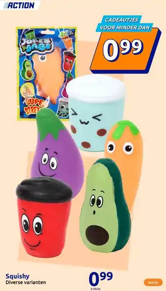 Action Squishy aanbieding
