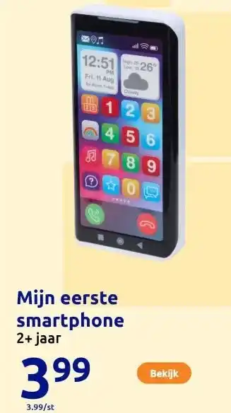 Action Mijn eerste smartphone aanbieding