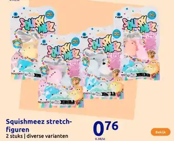 Action Squishmeez stretch-figuren aanbieding