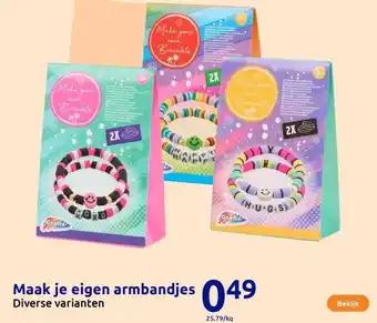 Action Maak je eigen armbandjes aanbieding