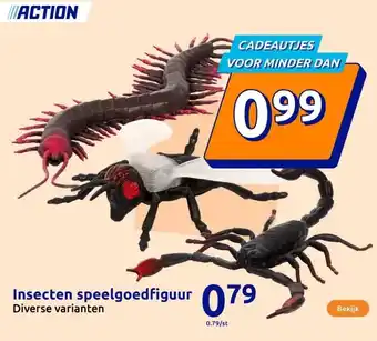 Action Insecten speelgoedfiguur aanbieding