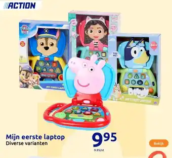Action Mijn eerste laptop aanbieding