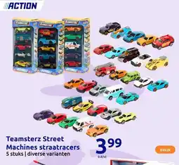 Action Teamsterz Street Machines straatracers aanbieding