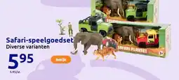 Action Safari-speelgoedset aanbieding