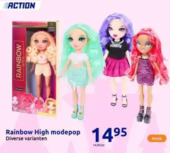Action Rainbow High modepop aanbieding
