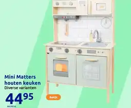 Action Mini Matters houten keuken aanbieding