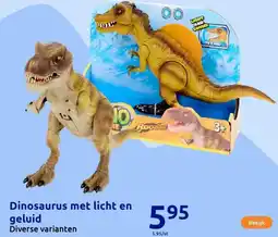 Action Dinosaurus met licht en geluid aanbieding