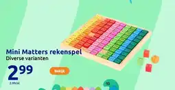 Action Mini Matters rekenspel aanbieding