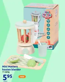 Action Mini Matters houten blender aanbieding