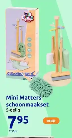 Action Mini Matters schoonmaakset aanbieding