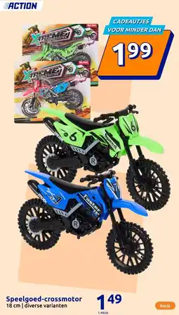 Action Speelgoed-crossmotor aanbieding