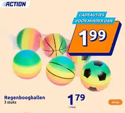 Action Regenboogballen aanbieding