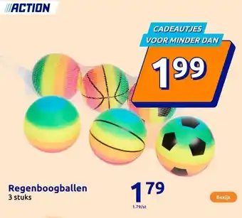 Action Regenboogballen aanbieding