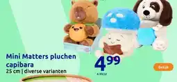 Action Mini Matters pluchen capibara aanbieding