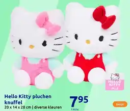 Action Hello Kitty pluchen knuffel aanbieding